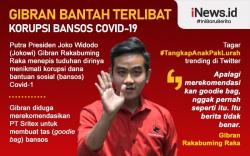Infografis Gibran Menepis Tuduhan Terseret Korupsi Bansos 