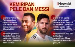 Infografis 9 Kemiripan Pele dan Lionel Messi