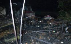 4 Rumah Terbakar di Jalan Kompleks Kejaksaan Banjarmasin Utara