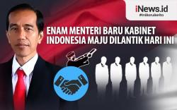 Infografis Enam Menteri Baru Jokowi