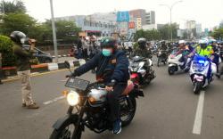 Gubernur Sumsel Tinjau Prokes Misa Natal Pakai Motor<