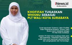 Infografis Whisnu Sakti Buana Plt Wali Kota Surabaya