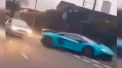 Ford Fiesta Terekam Kamera Tabrak Lamborghini Seharga Rp8,7 Miliar, Pelaku Melarikan Diri