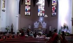 Video Misa Natal di Gereja Katedral Bandung Dibatasi 230 Orang