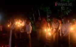 Video Umat Katolik di Atambua NTT Sambut Malam Natal Menyalakan Seribu Lilin