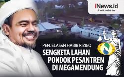 Infografis Sengketa Lahan Pesantren Habib Rizieq
