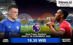 Infografis Leicester City Vs Manchester United