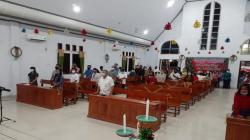 Misa Malam Natal di Gorontalo Utara Lancar Kondusif, Jemaat Terapkan Prokes<