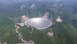 Video Teleskop Terbesar di Dunia Milik China Mulai Beroperasi