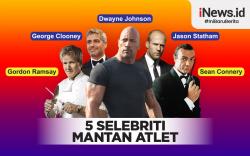 Infografis 5 Selebriti Tampan Mantan Atlet
