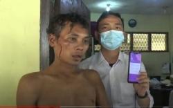 Tendang Jambret hingga Terluka, Siswi SMA Ini Menangis saat Bertemu Pelaku di Kantor Polisi <