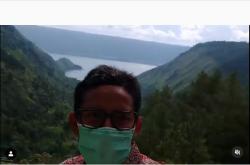 Sebut Danau Toba Tak Kalah dengan Grand Canyon, Sandi: Jangan ke Luar Negeri Terus Bro!