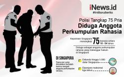 Infografis Polisi Singapura Tangkap 75 Pria Diduga Anggota Perkumpulan Rahasia