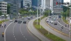Video Jelang Tahun Baru Sejumlah Ruas Jalan di Jakarta Lengang