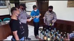 Polisi Gerebek Rumah yang Disulap Jadi Gudang Miras di Indihiang Tasikmalaya<