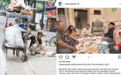 Malam Tahun Baru, Ridwan Kamil Beri Kejutan ke Pemulung yang Viral Bawa Bayi Sambil Naik Becak<