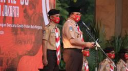 Peringatan ke-59 Hari Pramuka, Pesan Anies Bantu Warga Hadapi Covid-19