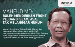 Infografis Mahfud MD Tak Masalah Muncul Front Pejuang Islam