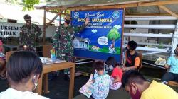 Lanal Melonguane Bangun Rumah Baca di Posal Miangas Pulau Terluar NKRI 