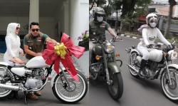 Rayakan Pernikahan, Ridwan Kamil Hadiahkan Motor Kustom untuk Istri