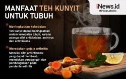 Infografis Ragam Manfaat Teh Kunyit untuk Kesehatan