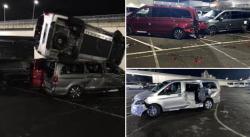 Tak Terima Dipecat, Seorang Pria Nekat Hancurkan 50 Van Mercedes-Benz Seharga Rp500 Jutaan