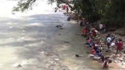 Sudah Sepekan, Puluhan Warga di Aceh Tenggara Mendulang Emas di Tepi Sungai Lawe Alas