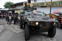 Brimob dan TNI Siaga di Depan Ponpes Ngruki Jelang Kedatangan Abu Bakar Baasyir