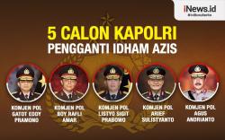 Infografis 5 Jenderal Calon Kapolri