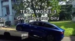 Susah Tidur Sultan asal Medan Ini Iseng Beli Tesla Model 3 Online, Wah Murah Banget