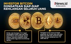Infografis Investor Bitcoin Hati-Hati Kehilangan Uang