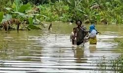 Permukiman di Perbatasan Malaysia Terendam Banjir, Puluhan Warga Mengungsi