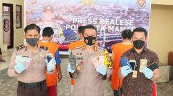 Polresta Manado Bongkar Judi Togel, 4 Orang Diamankan