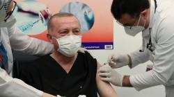 Presiden Turki Recep Tayyip Erdogan Disuntik Vaksin Covid-19 Sinovac