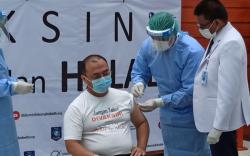 Usai Disuntik Vaksin Covid-19, Gubernur Babel: Tak Ada yang Membesar dan Mengecil