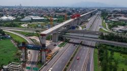 Rel Kereta Cepat Jakarta-Bandung Diangkut Lewati Tol JORR hingga Cipularang<