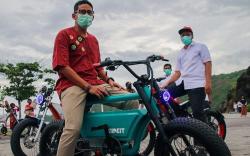 Kunjungi Mataram, Sandiaga Uno Ingin MotoGP Mandalika Hidupkan Ekonomi Rakyat