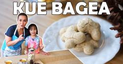 Seru, Mami Vanty Bikin Kue Bagea Dibantu sang Anak