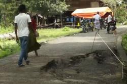 Video Tanah Bergerak di Aceh Besar, Warga Mengungsi