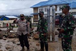 Banjir Bandang Terjang Paniai, 2 Rumah Hanyut