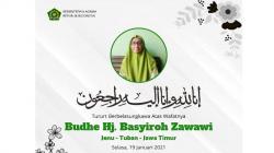 Menag Gus Yaqut Sampaikan Kabar Duka : Hj Basyiroh Zawawi Meninggal Dunia