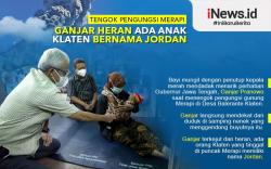 Infografis Ganjar Pranowo Kunjungi Pengungsi Merapi, Heran Ada Anak Klaten Bernama Jordan
