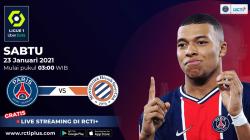 Link Live Streaming PSG Vs Montpellier, Saksikan di RCTI+