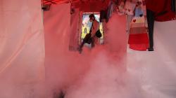 Cegah Penyakit DBD, Tenda Pengungsi Gempa Mamuju Difogging<