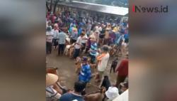 Video Ribuan Warga Gunungkidul Yogyakarta Berkerumun di Pasar Hewan Munggi Semanu