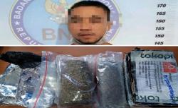 Warga Kalsel Manfaatkan Kelengahan Petugas Tangani Banjir untuk Pesan Ganja