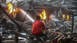 Pangkalan Gas Ludes Terbakar di Medan, Tabung Berhamburan