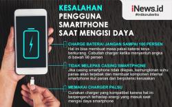 Infografis 5 Kesalahan Mengisi Daya, Bikin  Smartphone Cepat Rusak