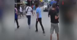 Video Viral Aksi Nekat Warga Adang Mobil Perampok Toko Emas di Batubara Sumut