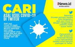 Infografis Menelusuri Covid-19 di Twitter